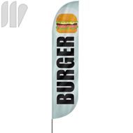 Burger Beachflag, 3 Modelle, 4 Größen (2647)