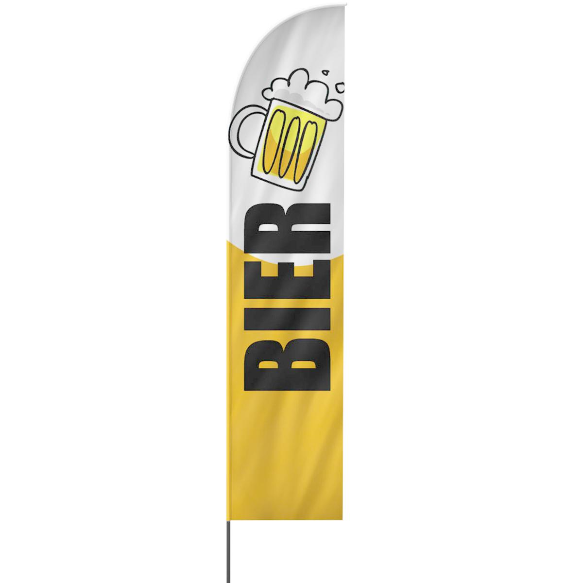 Bier Beachflag, 3 Modelle, 4 Größen (2645)