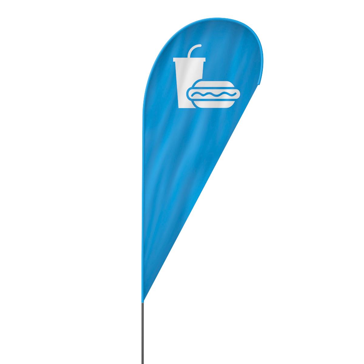Essen & Trinken Beachflag, 3 Modelle, 4 Größen (1446)