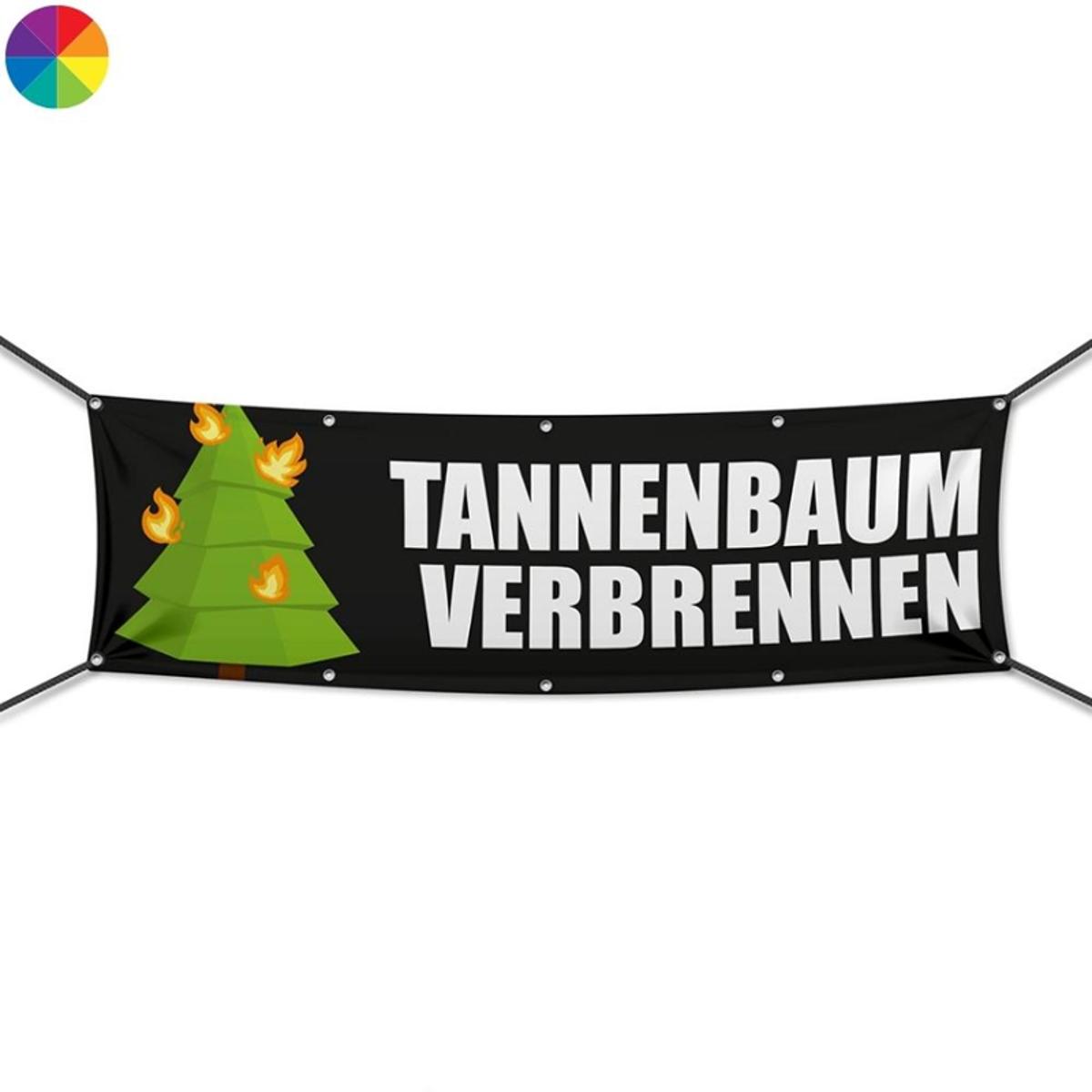 Tannenbaum Verbrennen Werbebanner, Banner in 6 Größen (2809)