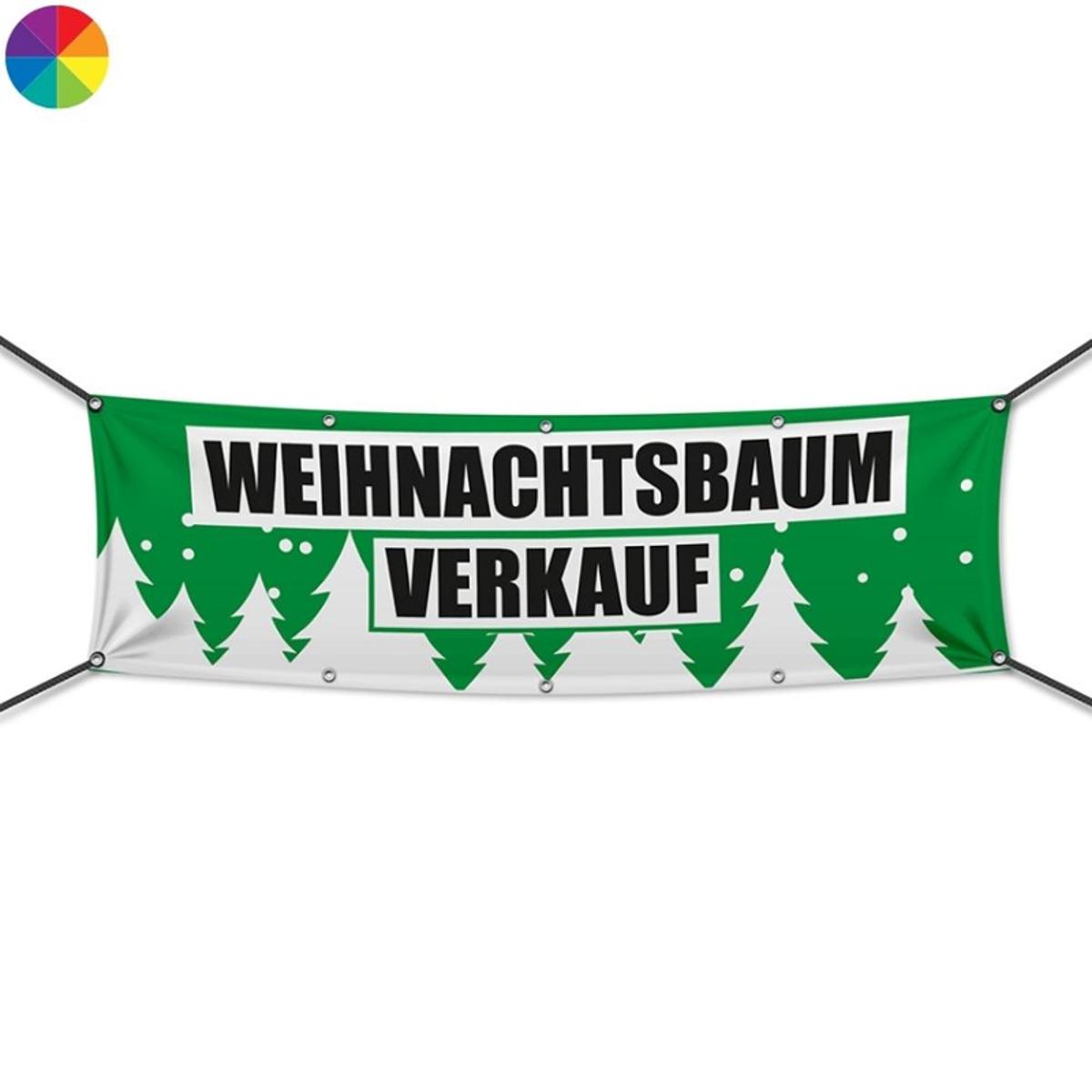 Weihnachtsbaumverkauf Werbebanner, Banner in 6 Größen (1733)