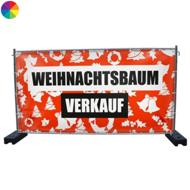 340 x 173 cm | Weihnachtsbaumverkauf Bauzaunbanner (2140)