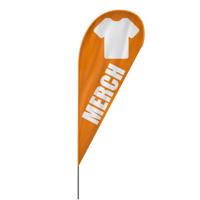 Merchandise Beachflag, 3 Modelle, 4 Größen (1643)