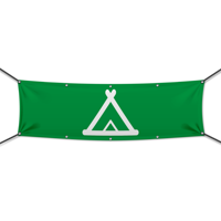 Campingplatz Werbebanner, Banner in 6 Größen (1447)