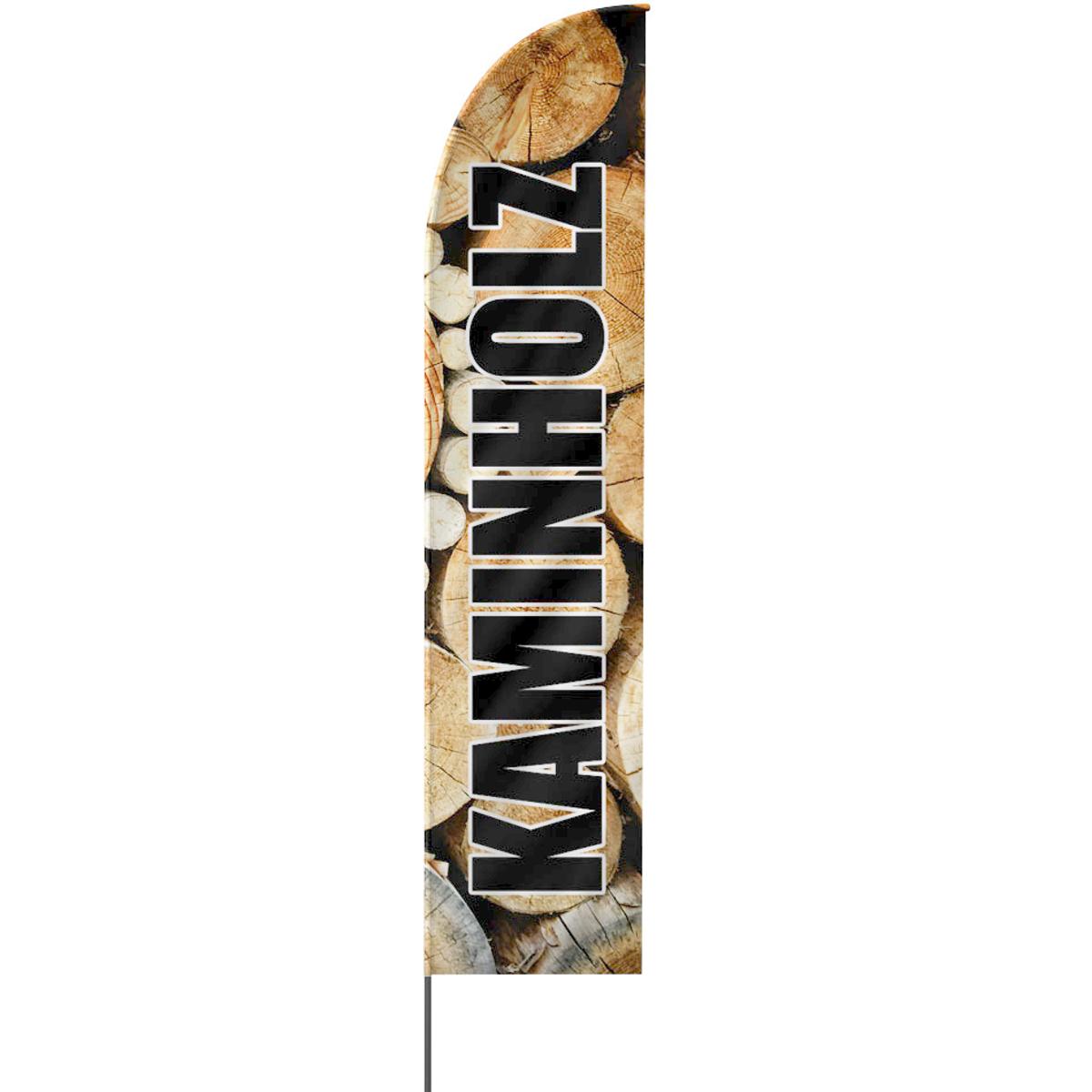 Kaminholz Beachflag, 3 Modelle, 4 Größen (2390)