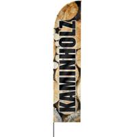 Kaminholz Beachflag, 3 Modelle, 4 Größen (2390)